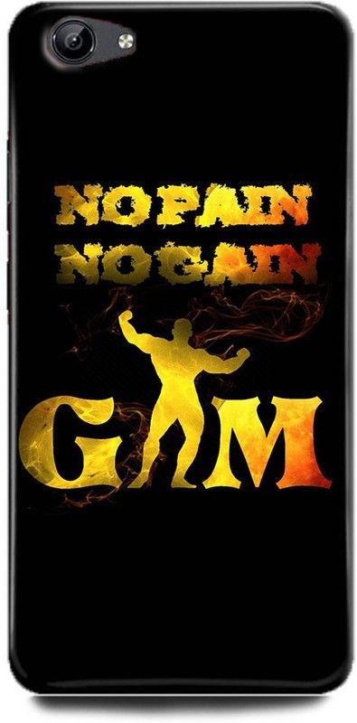FIKORA Back Cover for OPPO A83 (2018 Edition)/OPPO A83/CPH1729 NO PAIN NO GAIN PRINTED  (Multicolor, Hard Case)