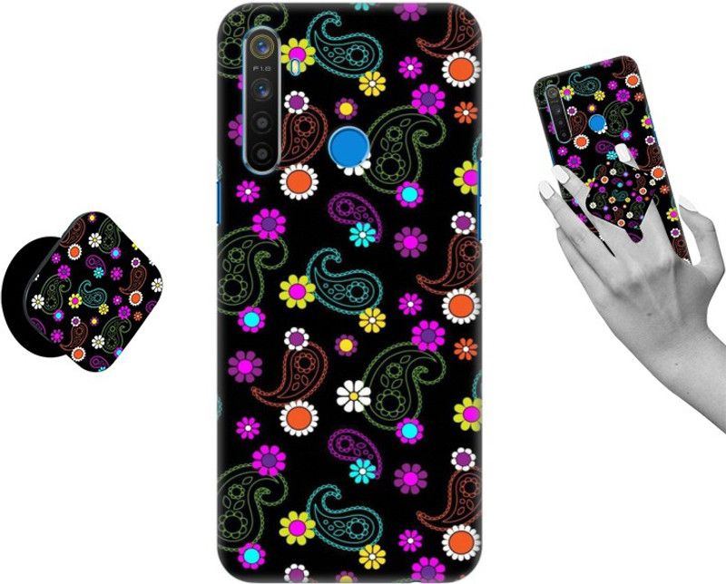 iCopertina Back Cover for Realme 5i  (Multicolor, Cases with Holder, Pack of: 1)
