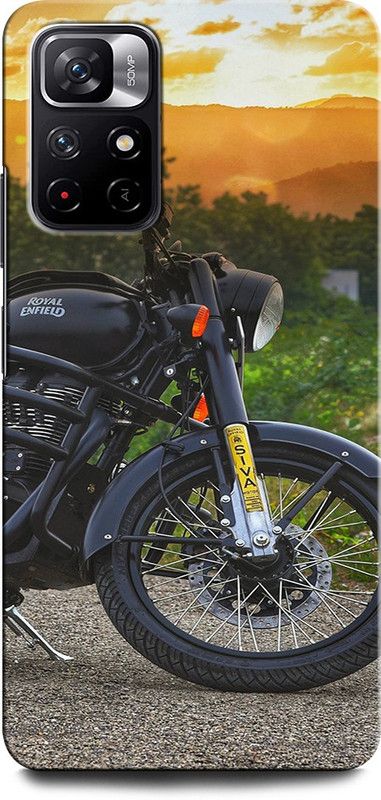 ORBIQE Back Cover for REDMI Note 11T 5G BIKE, BULLET, RIDE, RIDER, ROYAL ENFIELD  (Multicolor, Hard Case, Pack of: 1)