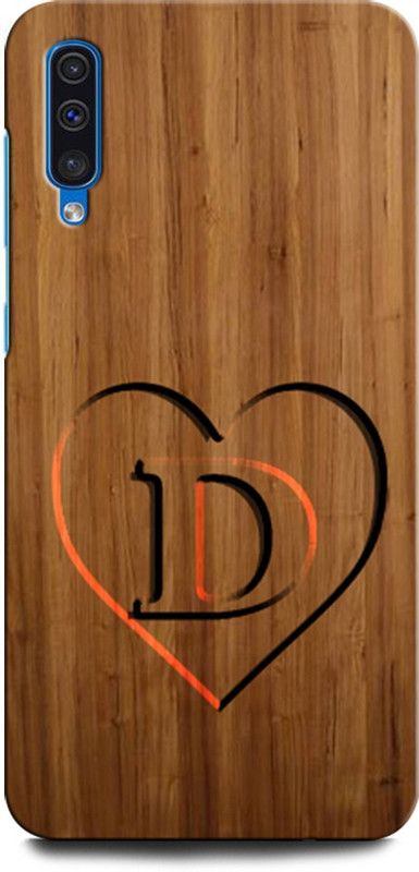 ORBIQE Back Cover for SAMSUNG Galaxy A30s D, D LETTER, D DESIGN, D ALPHABET, D NAME  (Multicolor, Hard Case, Pack of: 1)