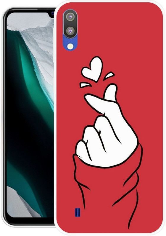 BLUEZAP Back Cover for Samsung Galaxy M01  (Red, Grip Case, Silicon, Pack of: 1)