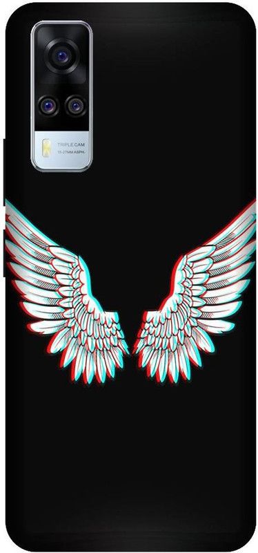 URCHIN Back Cover for Vivo Y51A Wings, Freedom, Neon, Angel, God  (Multicolor, Shock Proof, Pack of: 1)