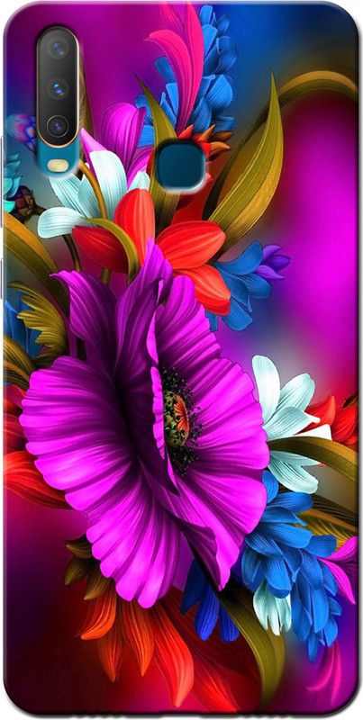 Cooldone Back Cover for Vivo Y12  (Multicolor, Grip Case, Silicon, Pack of: 1)