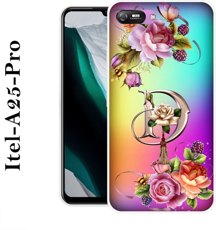 JATLAND Back Cover for Itel A25, Itel A25 Pro  (Multicolor, Silicon)