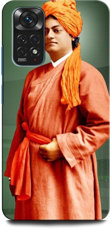 GRAFIQE Back Cover for Redmi Note 11 SWAMI VIVEKANAND, INDIAN MONK, YOGA GURU  (Multicolor, Shock Proof, Pack of: 1)