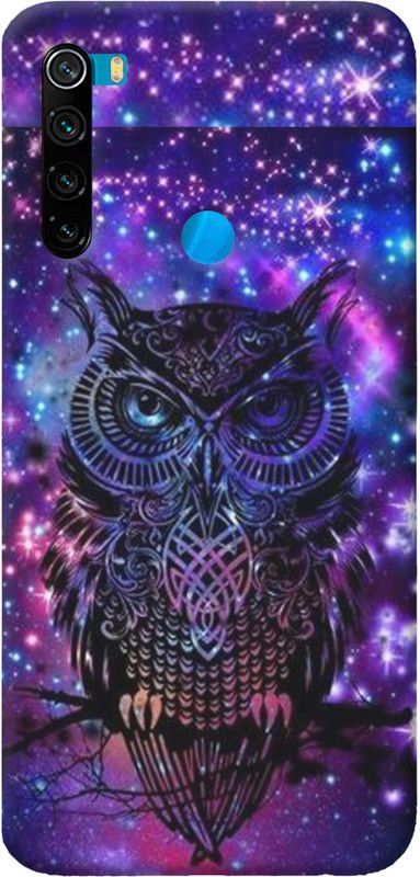 SP KING Back Cover for REDMI NOTE 8  (Blue, 3D Case)