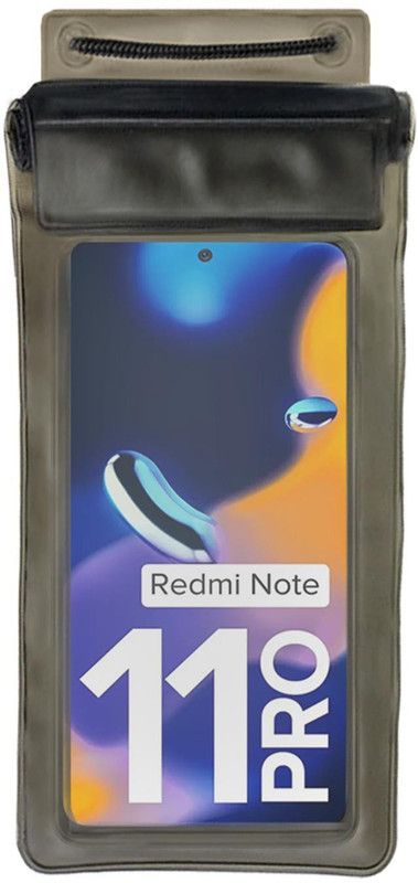 ACM Pouch for Redmi Note 11 Pro  (Black, Waterproof, Silicon, Pack of: 1)