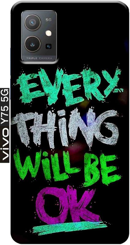 TrenoSio Back Cover for Vivo Y75 5G 2759  (Multicolor, Grip Case, Silicon, Pack of: 1)