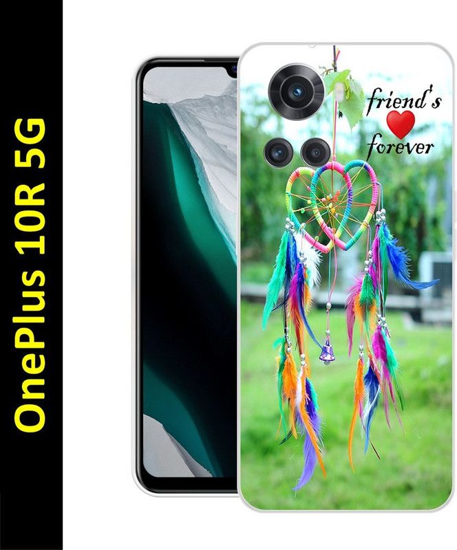 vaidik Back Cover for OnePlus10R 5G  (Multicolor, Grip Case, Silicon, Pack of: 1)