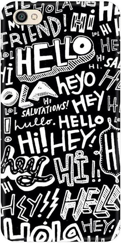 Smutty Back Cover for Mi Redmi Y1 Lite - Wordart Print  (Multicolor, Hard Case, Pack of: 1)