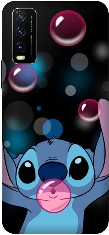 URCHIN Back Cover for Vivo Y20 stitch and leo, stitch, cartoon, disney, funny, cute  (Multicolor, Shock Proof, Pack of: 1)