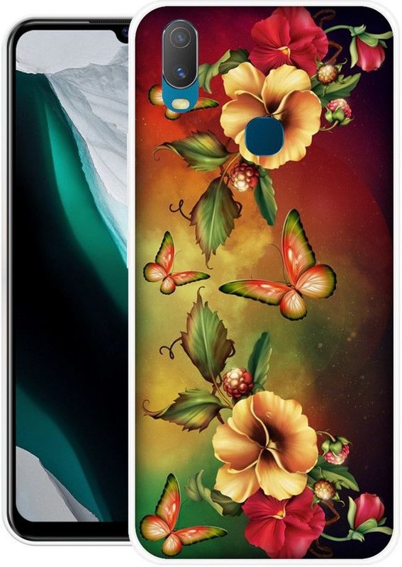 ROCKPRINT Back Cover for Vivo Y11  (Multicolor, Grip Case, Silicon)