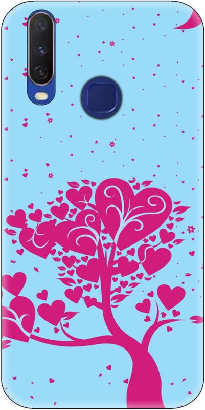 Smutty Back Cover for Vivo Y17, Vivo 1902 - Heart Tree Print  (Multicolor, Hard Case, Pack of: 1)