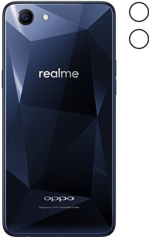 CHAMBU Back Camera Lens Glass Protector for OPPO Realme 1  (Pack of: 2)