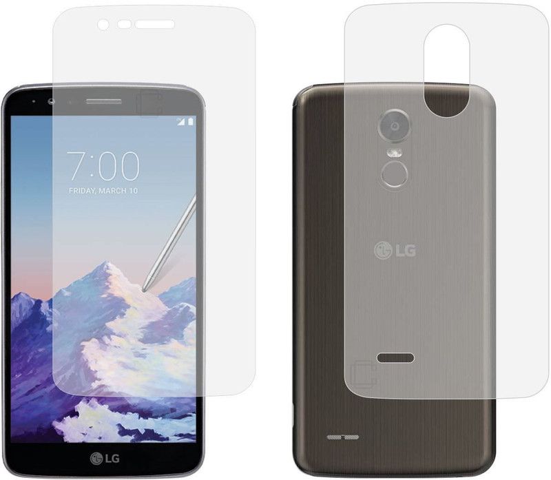 CASE CREATION Front and Back Screen Guard for LG Stylus 3 (M400DK)  (Pack of 2)