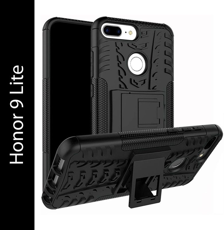 Sprik Back Cover for Honor 9 Lite  (Black, Shock Proof, Pack of: 1)