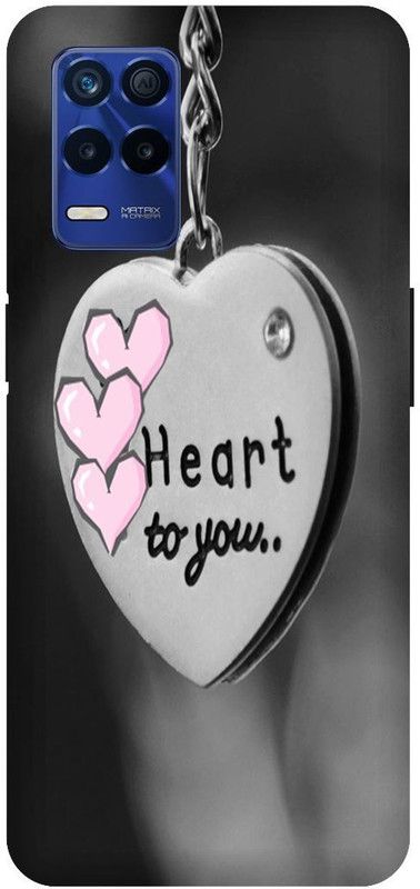 Bluvver Back Cover for Realme 8s 5G , RMX3381, Printed Heart Love,Romantic Sweet Back Cover  (Multicolor, Hard Case, Pack of: 1)