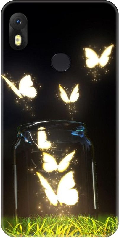 #Uncultured Back Cover for Infinix Hot S3 - Golden Butterfly Print  (Multicolor, Hard Case, Pack of: 1)