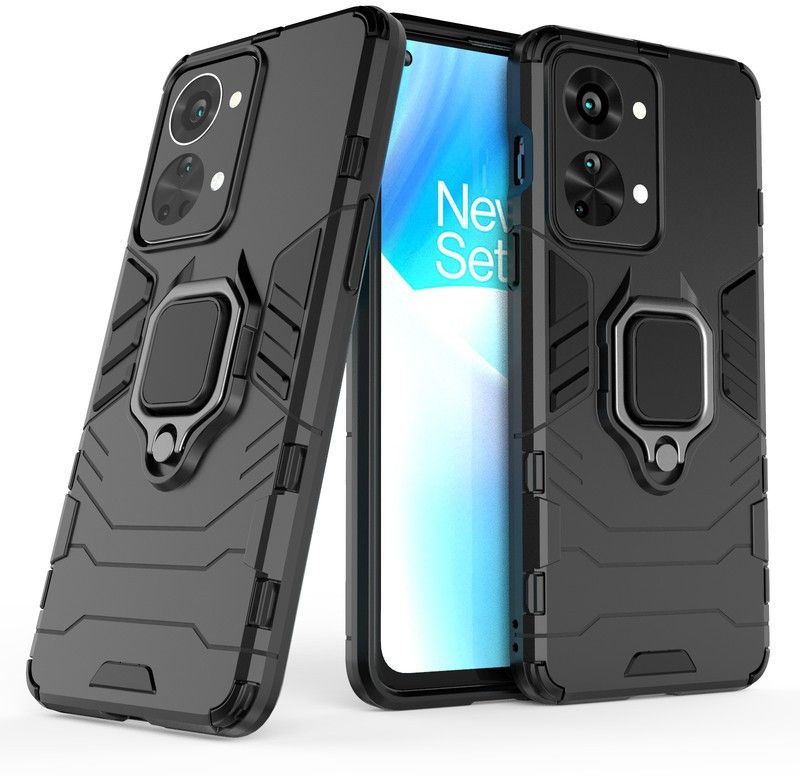 Cover Alive Back Cover for OnePlus Nord 2T 5G  (Black, Shock Proof, Pack of: 1)