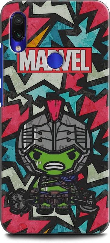 Wall Art Back Cover for Redmi Note 7S CAPTAIN AMERICA, AVENGERS, MARVEL, COMICS, SHEILD, SUPERHERO  (Multicolor, Dual Protection, Pack of: 1)