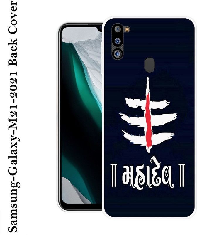 SHIVKUDI Back Cover for Samsung Galaxy M21, Samsung Galaxy M21 2021 Edition, Samsung Galaxy M21s, Samsung Galaxy M30s  (Blue, White, Silicon)