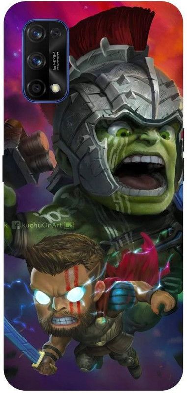URCHIN Back Cover for Realme 7 Thor Hammer, Thor, Lightning, Rock, Mione, Hammer, Movie, Thunder, Avenger  (Multicolor, Shock Proof)
