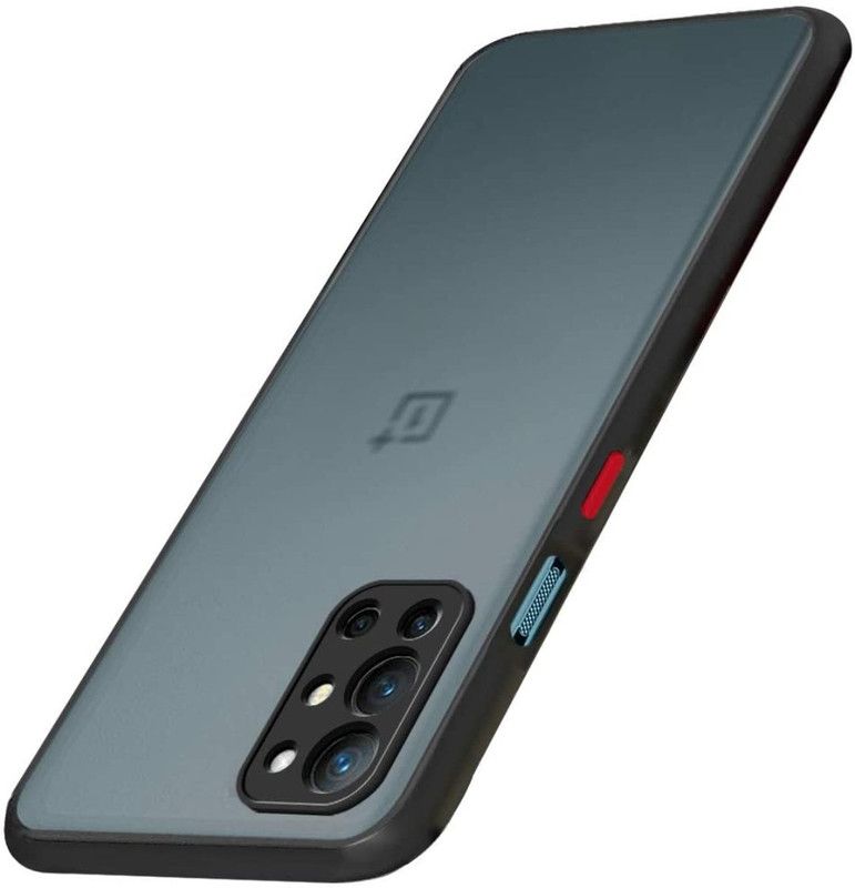 Jil Back Cover for One plus 9R  (Black, Shock Proof)