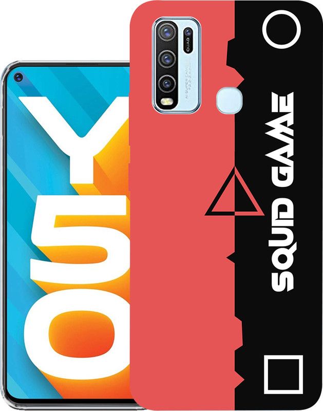 TENTY Back Cover for Vivo Y50 back cover | Vivo 1935 back cover | 1935 | Design_47  (Multicolor, Flexible, Silicon)