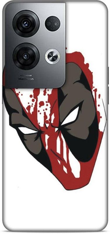 Keviv Back Cover for Oppo Reno 8 Pro  (Black, White, Hard Case, Pack of: 1)