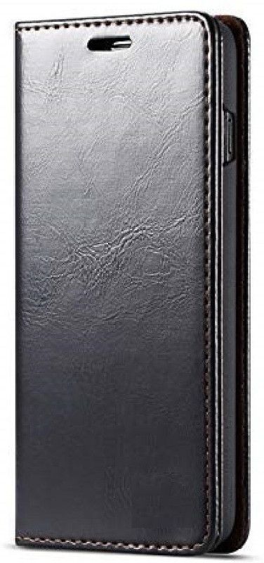 realtech Flip Cover for Apple iPhone 6, Apple iPhone 6S  (Black, Dual Protection, Pack of: 1)