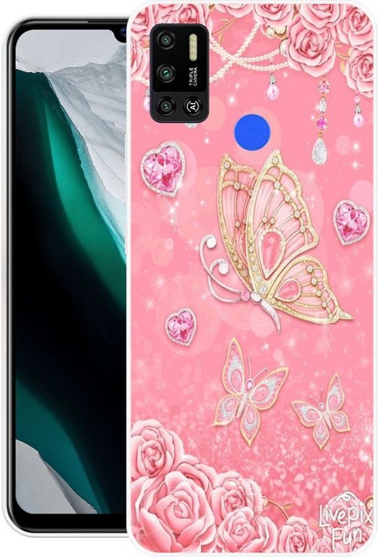 FITESTAR Back Cover for Tecno Spark 6 Air  (Multicolor, Grip Case, Silicon)