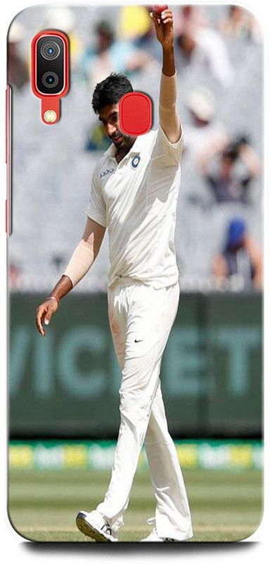 ORBIQE Back Cover for SAMSUNG Galaxy A30 SM-A305FZBFINS JASPRIT BUMRAH, CRICKET, INDIA, INDIANCRICKETCAPTAIN  (Multicolor, Hard Case, Pack of: 1)