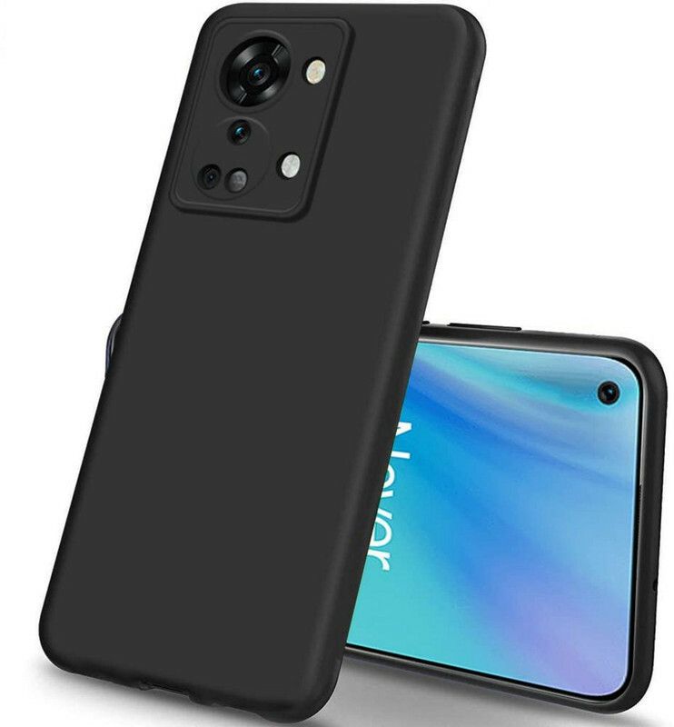 Mascot Max Back Cover for OnePlus Nord 2T (5G)  (Black, Grip Case, Silicon, Pack of: 1)