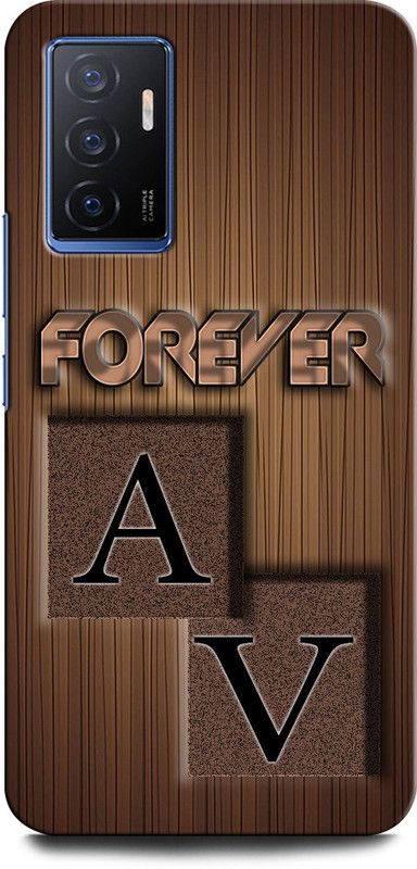 INTELLIZE Back Cover for VIVO V23e 5G AV, A LOVE V, V LOVE A, A LETTER, V LETTER, AV NAME  (Multicolor, Hard Case, Pack of: 1)