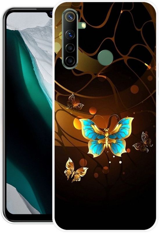 NEVYZAP Back Cover for Realme 5i  (Multicolor, Grip Case, Silicon, Pack of: 1)