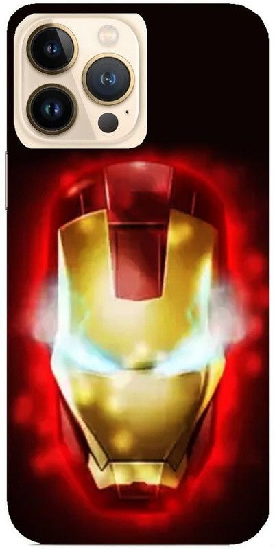 KIZIN Back Cover for Apple iPhone 13 Pro MAX  (Red, Gold)
