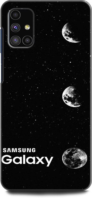 Afterglow Back Cover for SAMSUNG Galaxy M31s ABSTRACT, BLACK, BLACK AND WHITE, GALAXY, GOLO, MOON, ROUND  (Multicolor, Shock Proof)