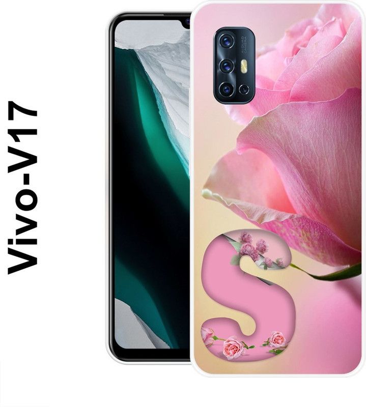 Sswastik Back Cover for Vivo V17  (Pink, Silicon)