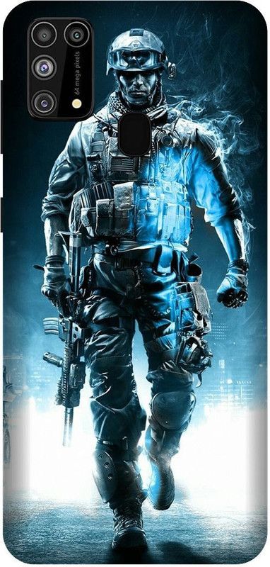 Yoprint Back Cover for Samsung Galaxy M31 Prime commando army man back cover  (Multicolor, Hard Case)