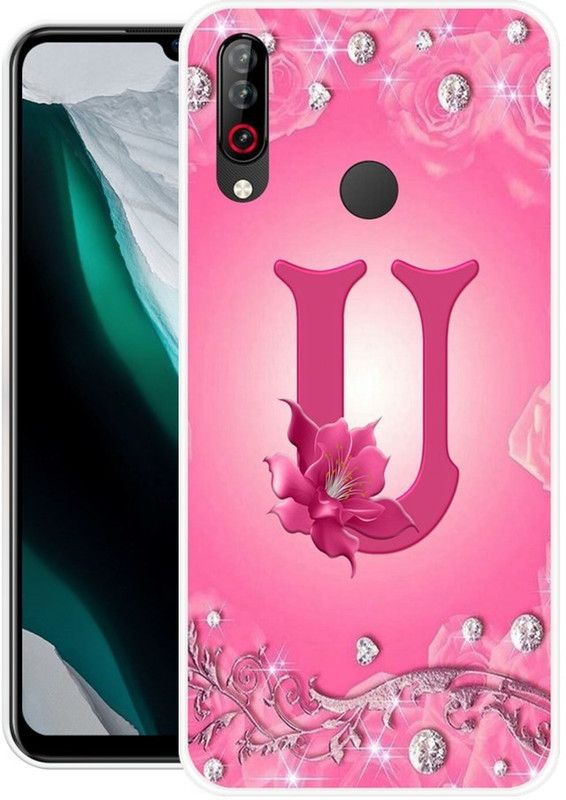 PINKZAP Back Cover for LG W30  (Pink, Grip Case, Silicon, Pack of: 1)