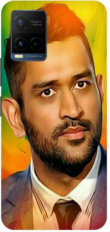 Bluvver Back Cover for Vivo Y21,V2111, Printed MS Dhoni,Mahendra Singh Dhoni 7 Mobile Back Cover  (Multicolor, Hard Case, Pack of: 1)