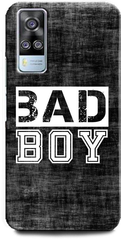 INDICRAFT Back Cover for Vivo Y31, V2036 BAD BOY, DKQ63, MOTIVATION  (Multicolor, Dual Protection, Pack of: 1)