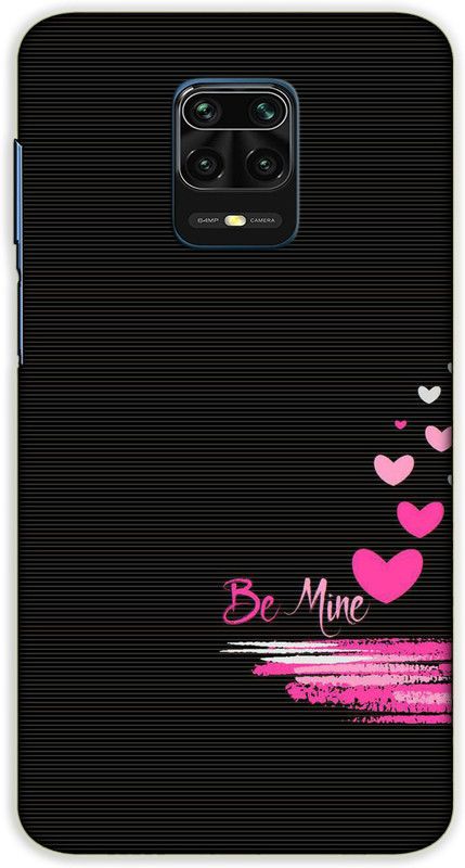 iprinto Back Cover for Redmi Note 10 Lite, Mi Redmi Note 9 Pro Love Theme Be Mine Back Cover  (Black, Hard Case, Pack of: 1)