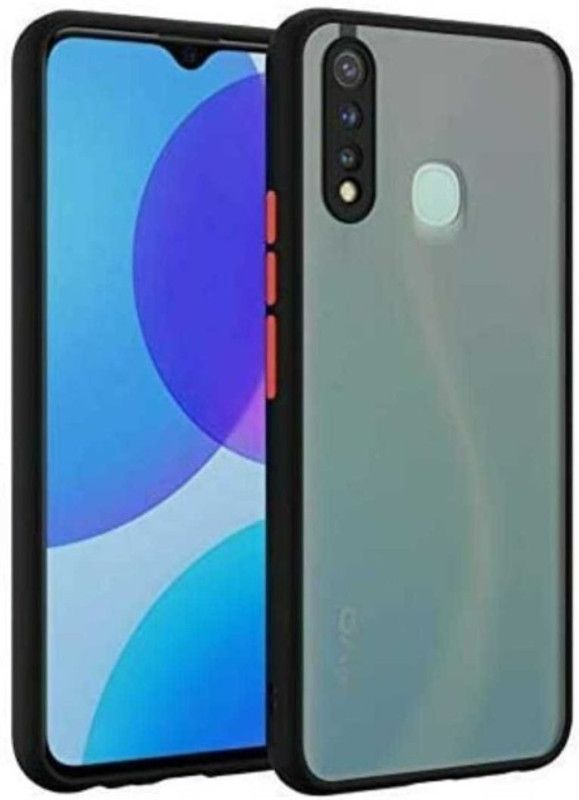 ALONZO Front & Back Case for Vivo U10  (Blue, Camera Bump Protector, Pack of: 1)