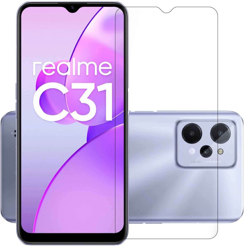 EASYKARTZ Tempered Glass Guard for Realme C31  (Pack of 1)