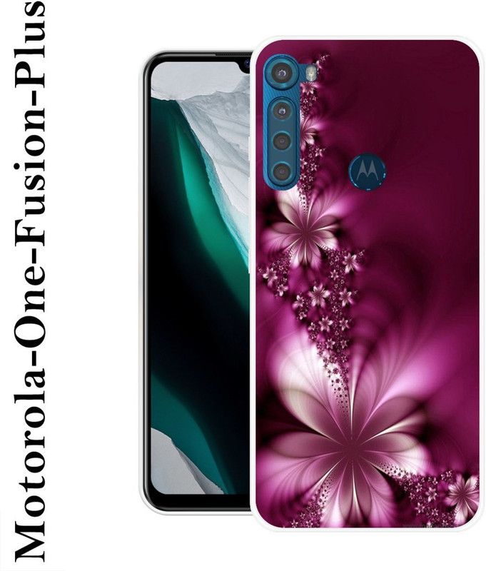 PALWALE BALAJI Back Cover for Motorola One Fusion Plus  (Purple, Grip Case, Silicon)