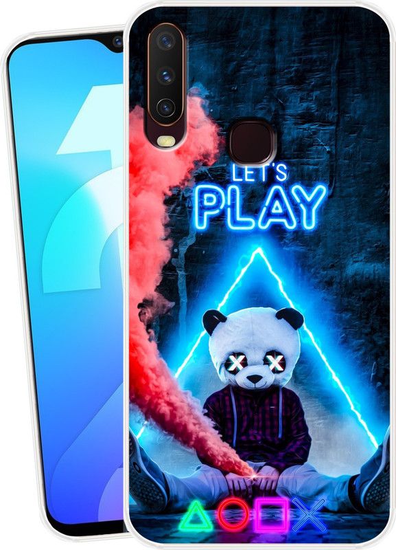 MKprint Back Cover for VivoY12  (Multicolor, Flexible, Silicon, Pack of: 1)