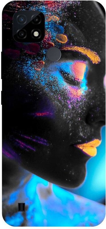 Wall Art Back Cover for Realme C25Y Cosmatics, Makeup, fantasy  (Multicolor, Dual Protection, Pack of: 1)