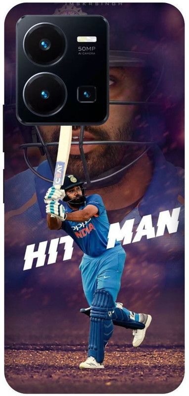 FRONK Back Cover for vivo Y22s, V2206, ROHIT, SHARMA, INDIAN, PLAYER, MUMBAI, INDIANS  (Blue, Hard Case, Pack of: 1)