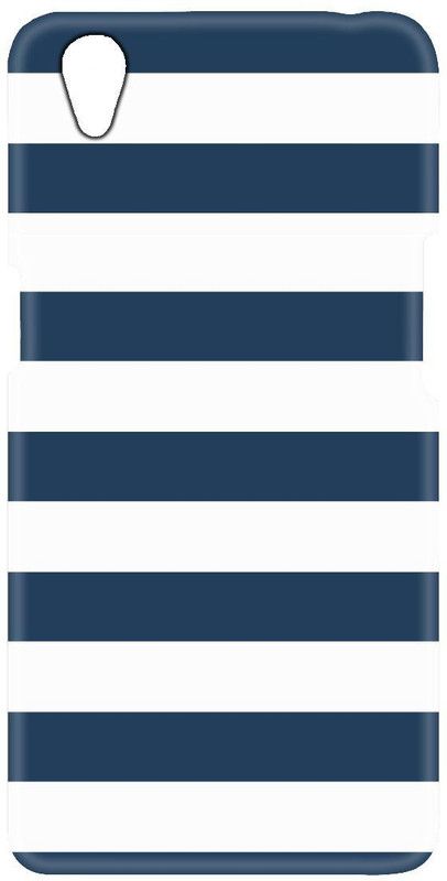Smutty Back Cover for Oppo A37, Oppo A37f, A37f, A37fw, A37m - Blue Stripes Print  (Multicolor, Hard Case, Pack of: 1)